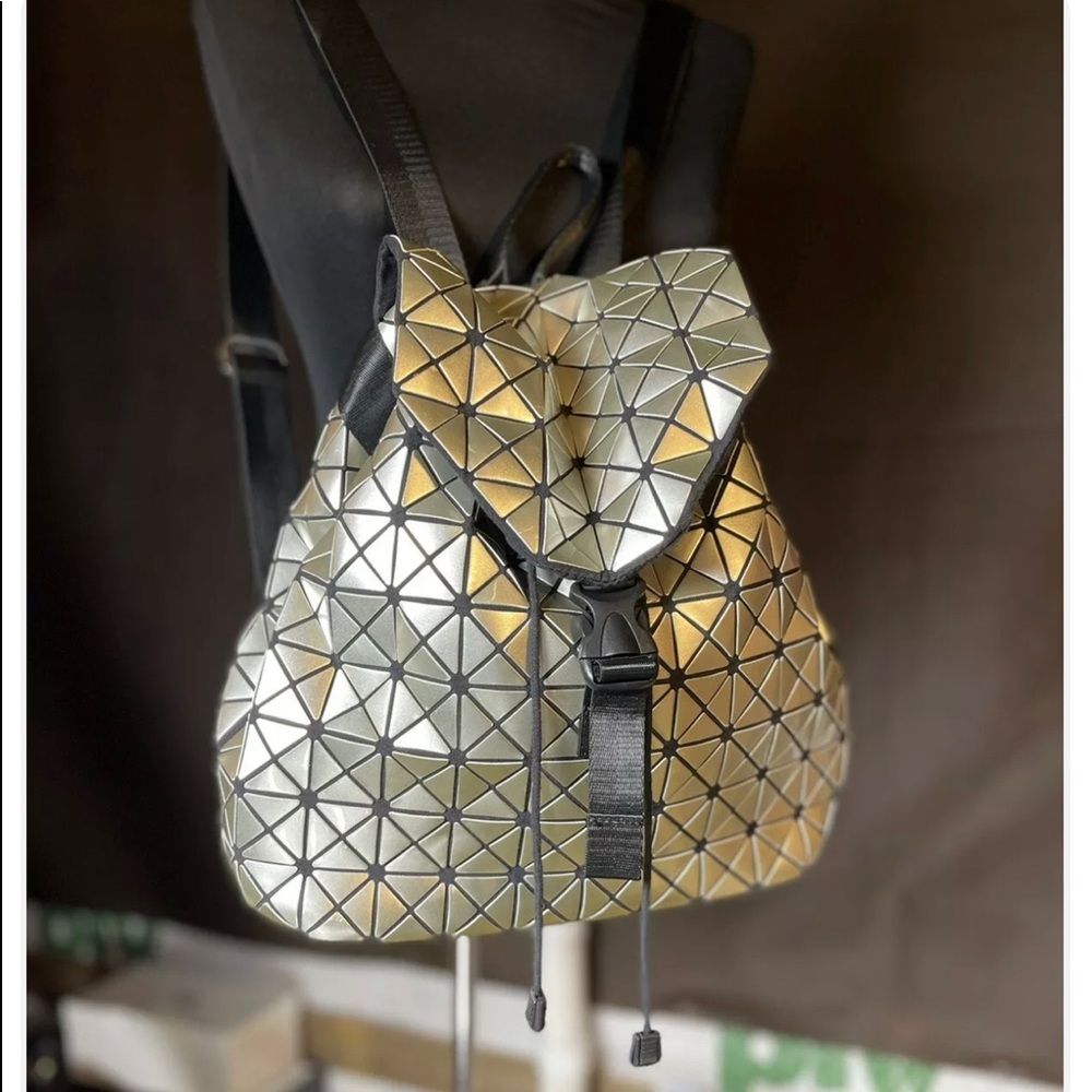 Fashion Silver Backpack Women Pre Own Good Condition